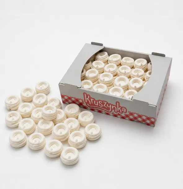 Mini korpusy bezowe, gniazdka śr. 4 cm - 72 szt Kruszynka 400 g