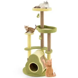 drapak-dla-kota-legowisko-w-ksztalcie-avocado-59-x-59-x-125-cm