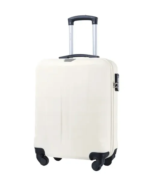 Walizka Kabinowa Podróżna Na Kółkach Twarda Mała PUCCINI Biała ABS03C 0