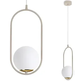 lampa-wiszaca-sufitowa-zyrandol-biala-szklana-kula-bezowy-ring-kaszmir-15cm