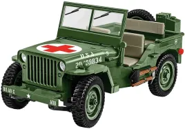 klocki-wojskowe-cobi-2806-samochod-jeep-willys-mb-medical-duzy-1131el-auto