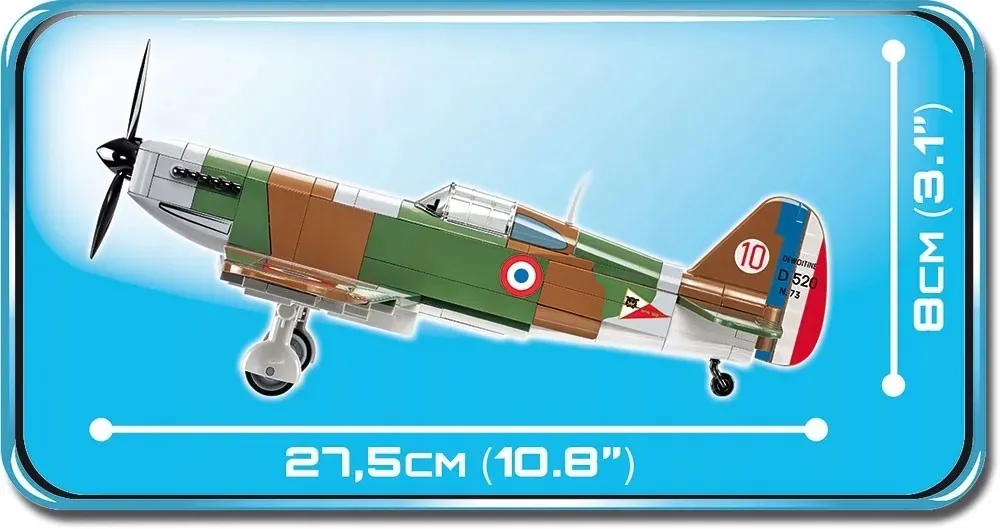 cobi-5720-dewoitine-d-520-samolot