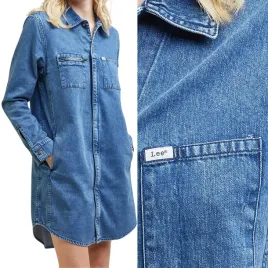 lee-unionall-dress-hazy-indigo-prosta-jeansowa-sukienka-oversize-xs