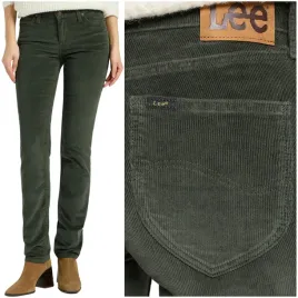 lee-marion-straight-olive-gray-damskie-proste-spodnie-sztruksy-w34-l33
