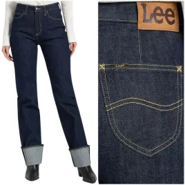 lee-june-xion-wysokie-podwiniete-proste-damskie-spodnie-jeansowe-w28-l31