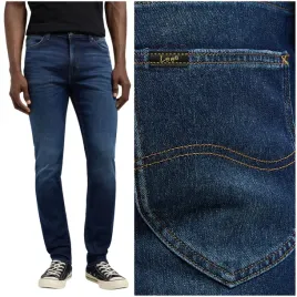 lee-luke-slim-gabriel-mocno-zwezane-ciemne-spodnie-jeansowe-w33-l34