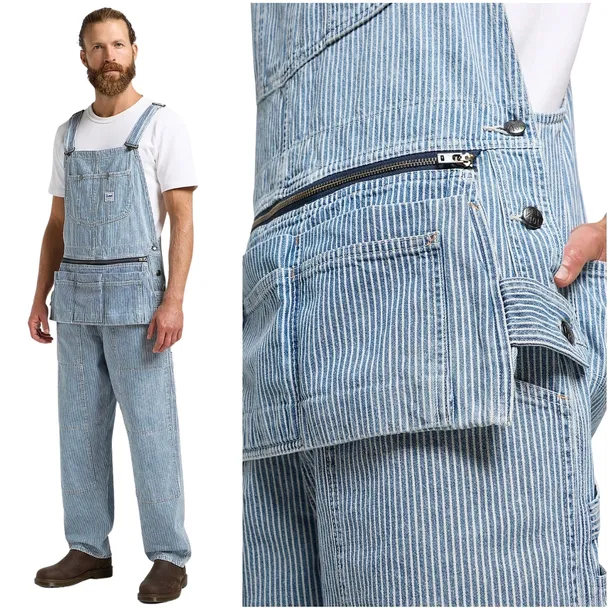 Lee 101 PAINTERS BIB OVERALL premium JAPAN ogrodniczki spodnie jeansowe L