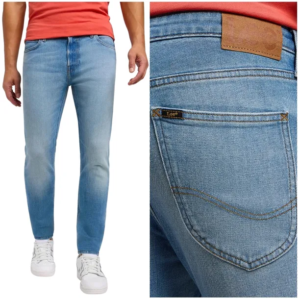 Lee Malone skinny Cold Blue DżINS męskie spodnie jeansowe rurki W31 L32