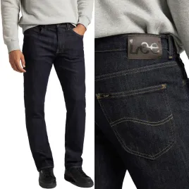 lee-brooklyn-straight-proste-klasyczne-ciemne-spodnie-jeansowe-w48-l32