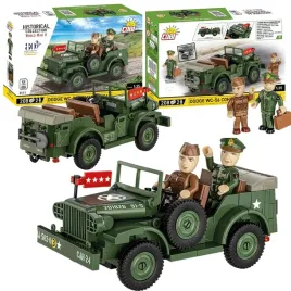 klocki-wojsko-cobi-3111-dodge-wc-56-command-car-samochod-dowodzenia-model