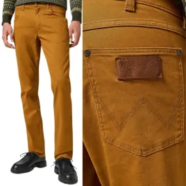 wrangler-greensboro-monks-robe-proste-brazowe-spodnie-materialowe-w31-l34