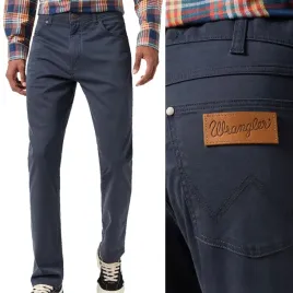 wrangler-larston-dark-navy-dopasowane-granatowe-spodnie-materialowe-w38-l32