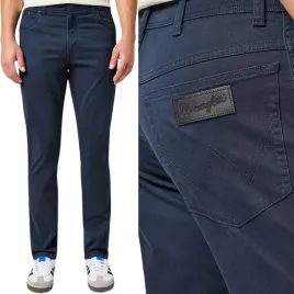 wrangler-texas-slim-dark-navy-lekko-dopasowane-spodnie-materialowe-w31-l32