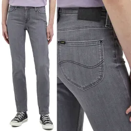 lee-elly-regal-dopasowane-proste-szare-damskie-spodnie-jeansowe-w33-l33