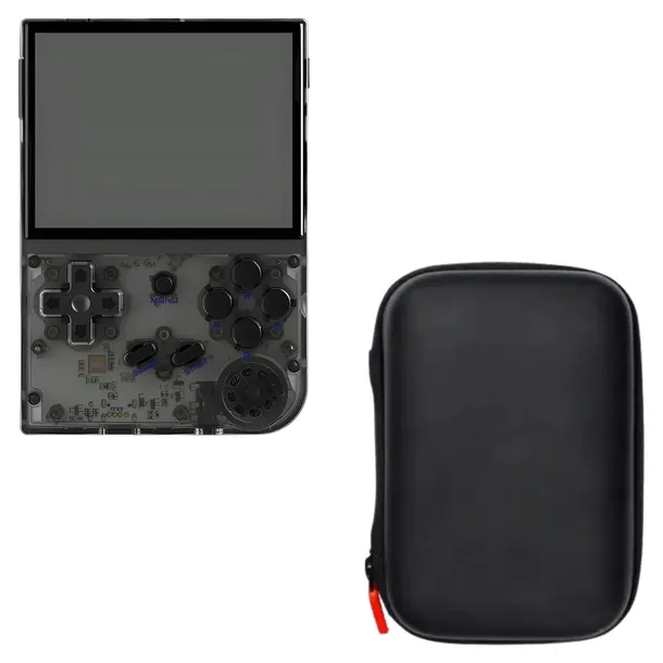 Konsola retro Anbernic RG35xx (2024) Black 3,5” Kolorowy IPS + pokrowiec