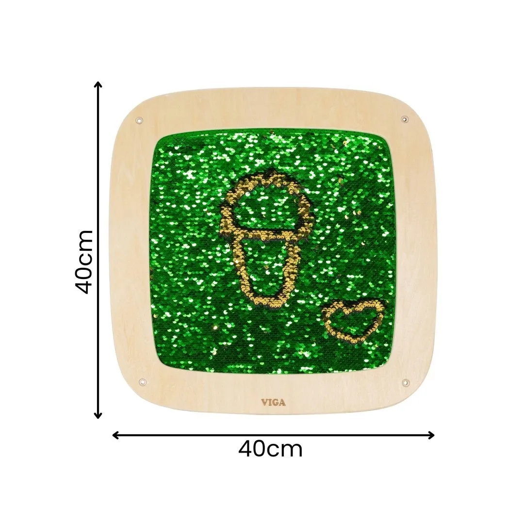 viga-panel-aktywnosci-scienny-z-cekinami