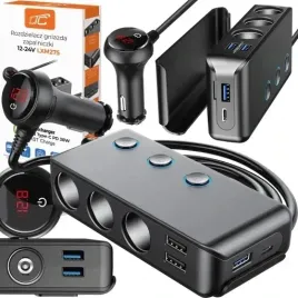rozdzielacz-rozgaleznik-zapalniczki-4-usb-qc-i-pd