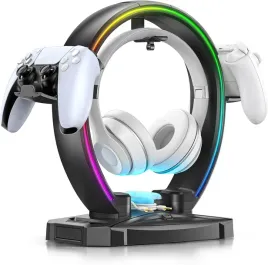 kdd-kdd-792-uchwyt-stojak-na-sluchawki-ladowarka-led-rgb-do-xbox-ps5-4-3w1