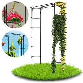 wysoka-pergola-ogrodowa-modulowa-czarna-metalowa-podpora-do-roslin-240-cm