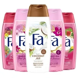 fa-zel-pod-prysznic-zestaw-kwiatowy-5x400ml