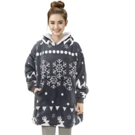 homelevel-bluza-z-kapturem-xl-koc-z-kapturem-ponczo