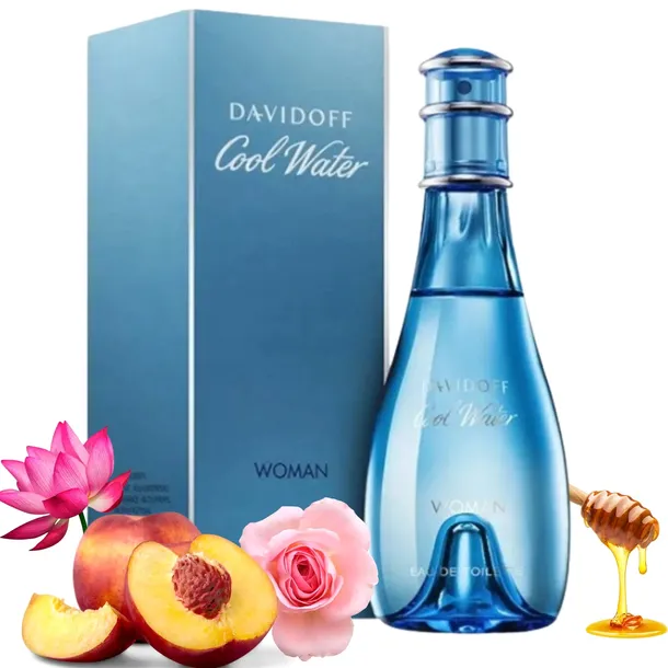 Perfumy Damskie DAVIDOFF COOL WATER WOMAN 100ml woda toaletowa EDT