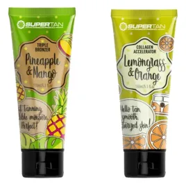 zestaw-supertan-przyspieszacz-lemongrassandorange-150ml-bronzer-pineapple-and