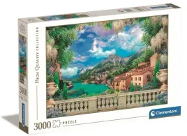 puzzle-3000-elementow-hq-bujny-taras-na-jeziorze