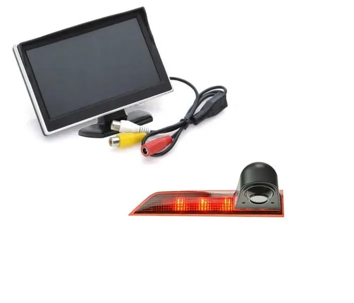Zestaw Monitor + kamera cofania w lampie STOP do Ford Transit Custom