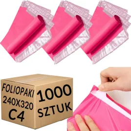 rozowe-kurierskie-foliopaki-c4-paczki-przesylki-pocztowe-240x320mm-1000szt