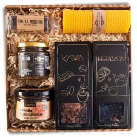 kosz-prezentowy-herbata-kawa-miod-powidla-swieca-upominek-premium-box