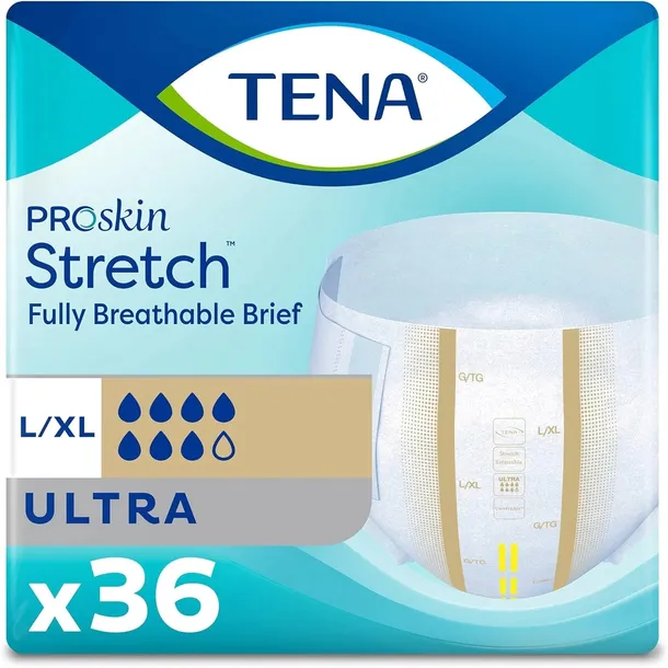 TENA Pieluchy dla dorosłych PROskin Pampersy Nietrzymanie Moczu L/XL 36szt