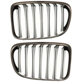 bmw-x1-e84-2009-2015-grill-nerki-atrapy-przod-chrom-czarne-lewy-prawy-kpl