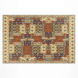 winylowy-chodnik-zewnetrzny-geometryczny-patchwork-boho-vintage-150x255-cm
