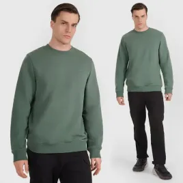 bluza-meska-4f-z-kapturem-dresowa-sportowa-nieocieplana-casual-zielona-xxl