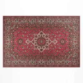 dywan-winylowy-z-nadrukiem-stary-kwiatowy-czerwony-wzor-perski-100x150-cm