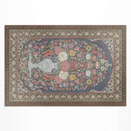 winylowy-dywan-na-balkon-bukiet-kwiatow-vintage-imitacja-tkaniny-80x120-cm