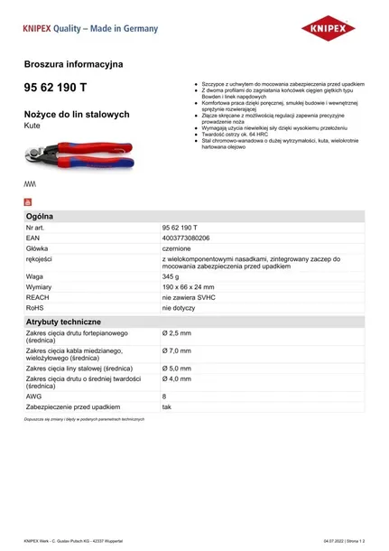 nozyce-do-lin-stalowych-kute-190mm-stan-nowy