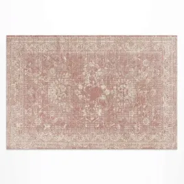 winylowy-dywan-patio-pudroworozowy-wytarty-wzor-kwiatowy-vintage-60x90-cm