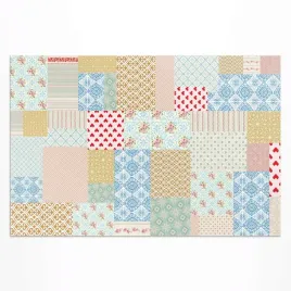 tarasowy-dywan-winylowy-patchwork-rozne-kawalki-imitacja-tkaniny-60x90-cm