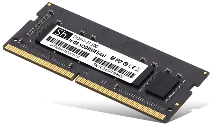 Pamięć RAM Sh. DDR4 16GB SODIMM 2666mHz do laptopów z procesorem INTEL