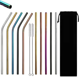slomki-metalowe-wielorazowe-teczowe-rurki-wielokrotnego-uzytku-10szt-w-etui