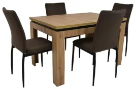 stol-z-krzeslami-80x120-160-4x-krzeslo-ik-10-brazowe-stol-c-6-artisan