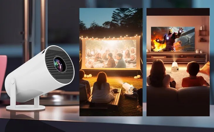 projektor-led-android-11-obrotowy-4k-bialy-funkcje-korekcja-znieksztalcen-lupa-odtwarzanie-filmow-z-usb-wirtualna-mysz-zoom