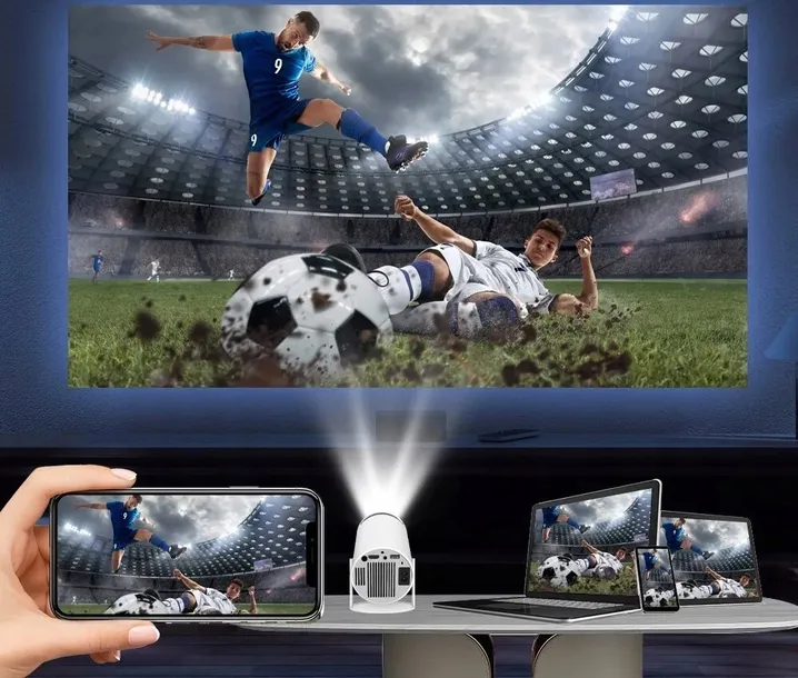 projektor-led-android-11-obrotowy-4k-bialy-wbudowane-glosniki-tak