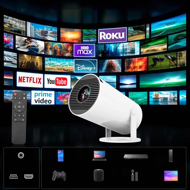 projektor-led-android-11-obrotowy-4k-bialy-technologia-wyswietlania-led