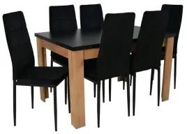 stol-rozkladany-80x120-160cm-6-krzesel-tapicerowanych-welur-czarny