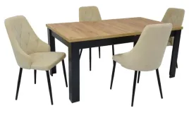 stol-z-krzeslami-4x-krzeslo-ik-09-bezowe-welurowe-stol-c-14-90x160-200-cm