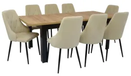 stol-z-krzeslami-8x-krzeslo-ik-09-bezowe-welurowe-stol-c-14-90x160-200-cm