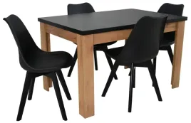 stol-z-krzeslami-80x120-160-stol-c-2-czarny-blat-4-krzesla-sl-2-czarne